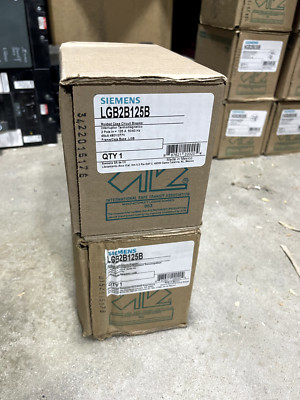 (1) NEW Siemens LGB2B125B 2p 480v 125a Circuit Breaker NEW IN BOX - 2AVL