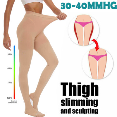 New Compression Stockings Pantyhose Moderate Support 30-40 mmHg Socks