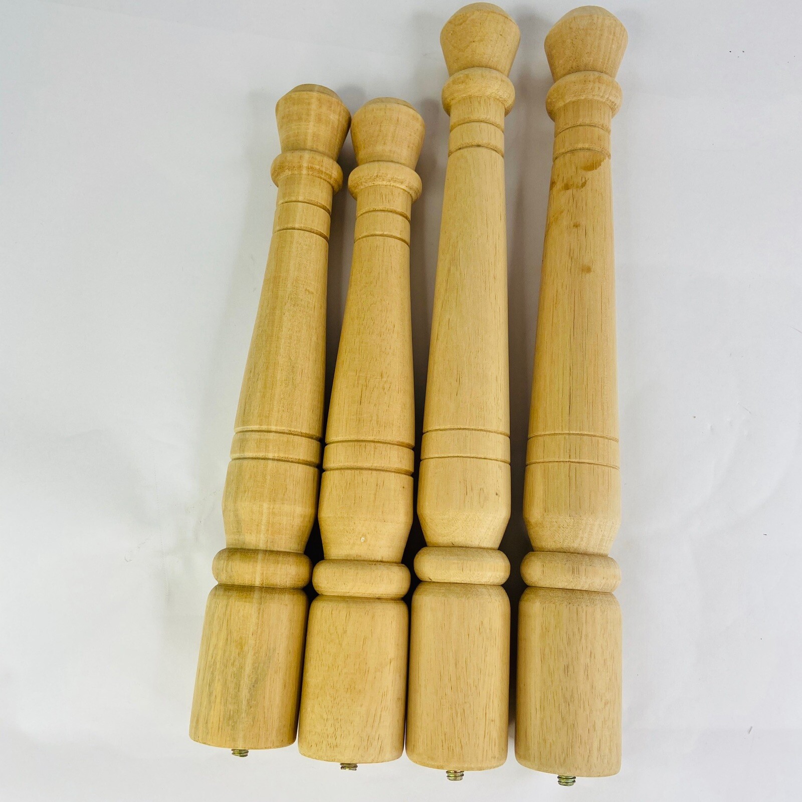 Vintage Wood Table Legs Gerber Early American Deluxe Style 12" and 14