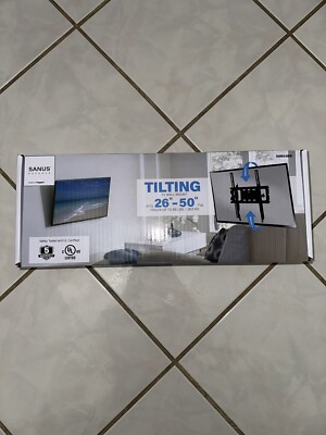 SANUS TILTING TV WALL MOUNT 26'' - 50''  TV'S NEW