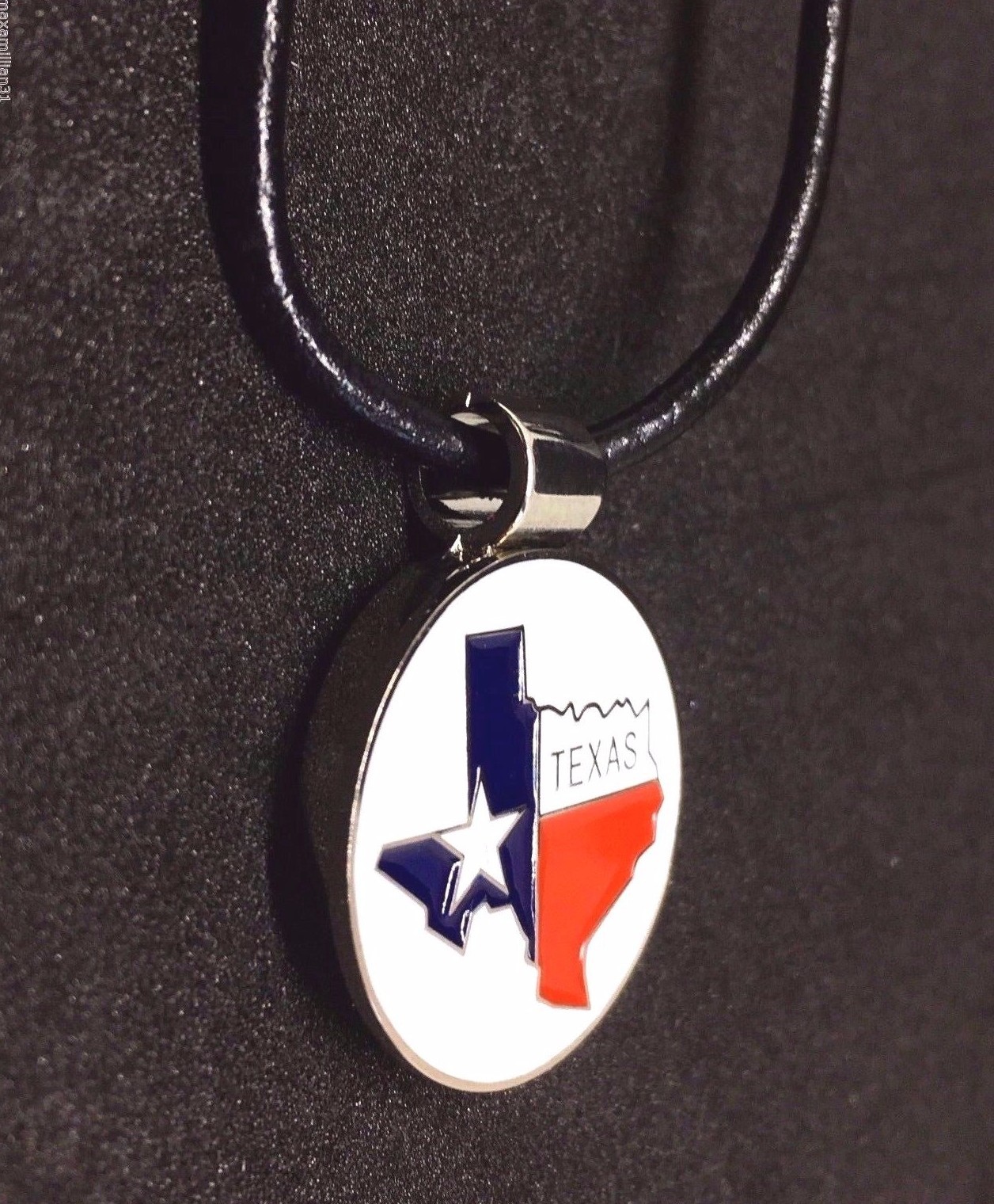 Marker Necklace - Texas State Map Pendant
