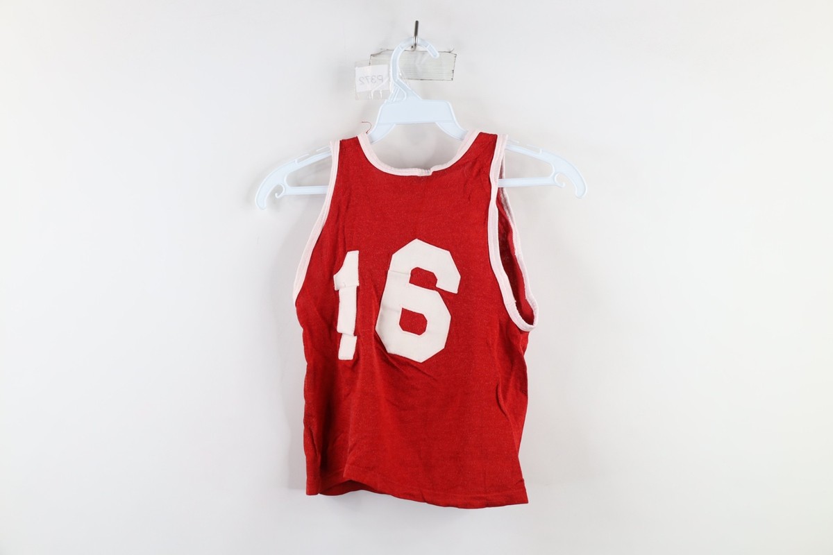 Vintage 60s 70s Boys Size 26 28 Knit Basketball Jersey Starr Vintage 60s 70s Boys Size 26 28 Knit Basketball Jersey Starr