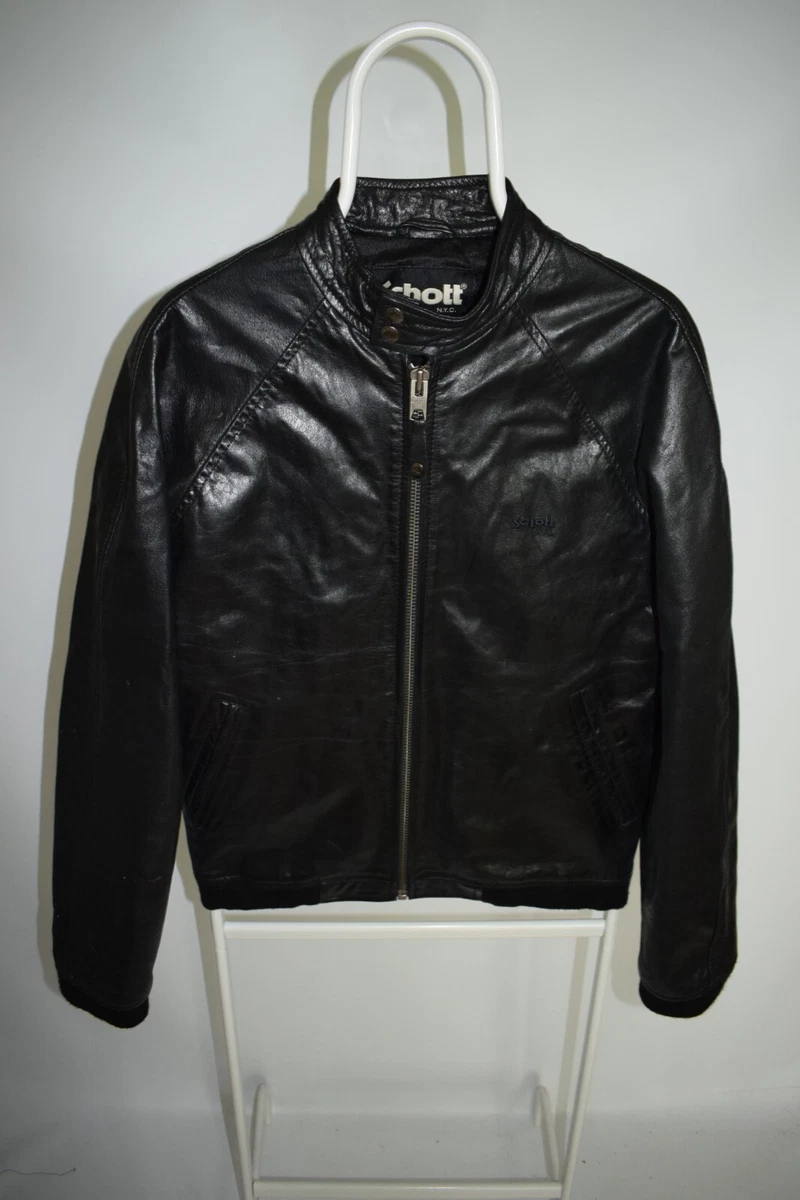 Schott Cafe Racer Jacket In Men's Coats & Jackets for sale | eBay
