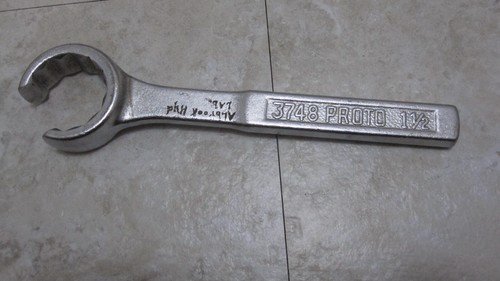 Box #16 Proto Flar Nut 1 1/2 Wrench #3748 USA 9 3/4" Long