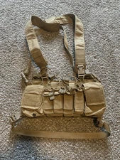 Haley Strategic D3CR Chest Rig Coyote With MP2 Inserts And Back Pad