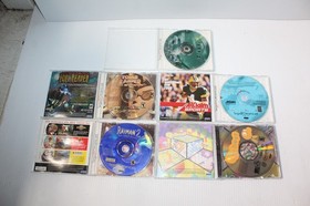 Sega Dreamcast Game Lot RAYMAN 2 Q-Bert Trick Style Tomb Raider Tee Off TESTED