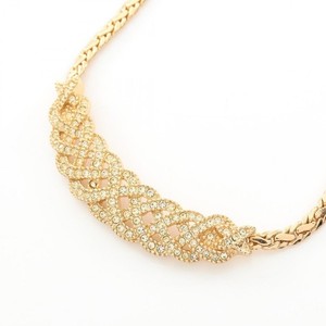 Authentic Dior Necklace Jewelry GP (Gold Plated) Gold Type Used