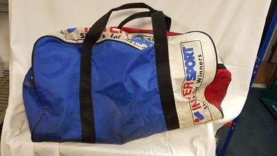 Inter Sport Shop for Winners Vintage rot weiß blau Seesack Hold All Bag