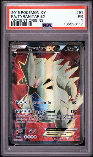 Tyranitar-EX graded PSA 1 for sale on eBay