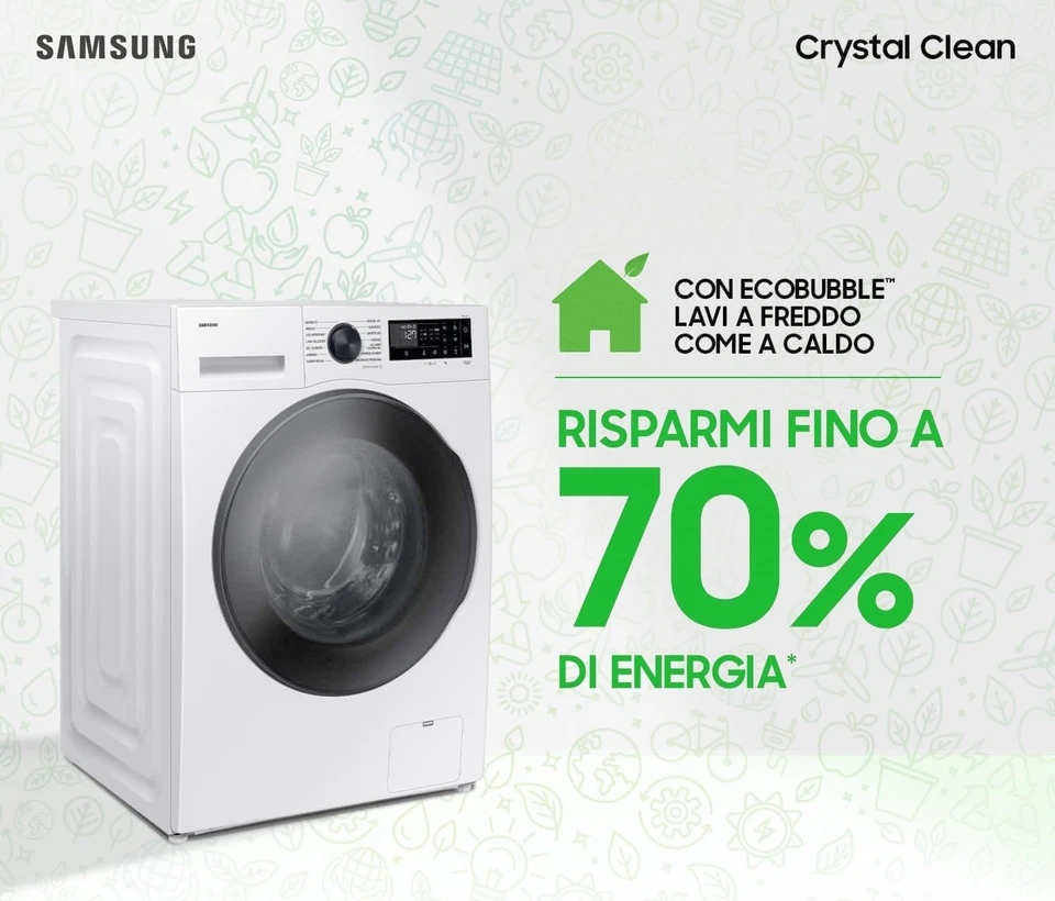 Lavasciuga Samsung 9/6Kg smart wifi WD90DG5B15BEET Classe energetica A imballata - Immagine 4 di 4