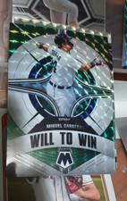2022 Panini Mosaic - Will to Win Miguel Cabrera #WW-8 Green Mosaic Prizm