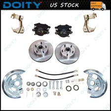 Front Disc Brake Kit For 1964-1974 Chevelle Malibu Camaro Firebird Omega Apollo