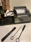 POWERMATIC II ELECTRIC CIGARETTE ROLLING MACHINE with ACCESSORIES WORKS GREAT
