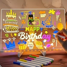 LED Drawing Board, Doodle Glow Drawing Board,...