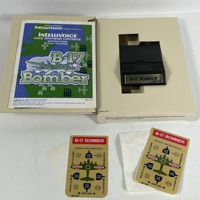 B-17 Bomber Intellivoice Intellivision Mattel Electronics Complete In Box