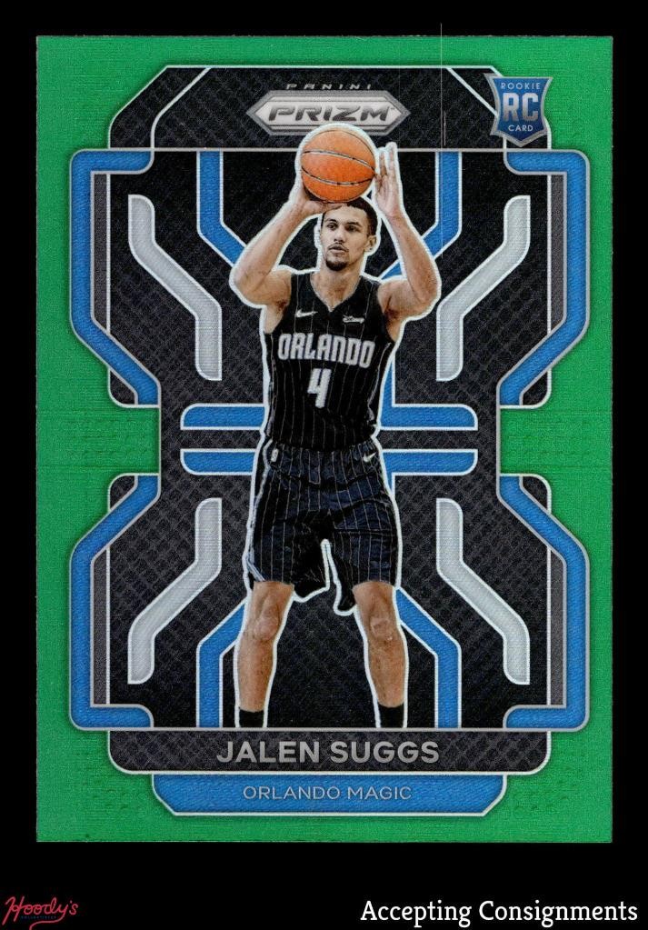 2021-22 Panini Prizm Green #314 Jalen Suggs RC ROOKIE Magic