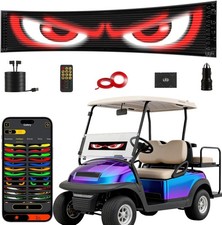 Devil Eyes Light for Cars 1-Pack 23.4''x4.7'' LED Eyes for Car Windshield,