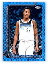 2025-26 Topps Chrome #162 Rob Dillingham Blue X-Fractor