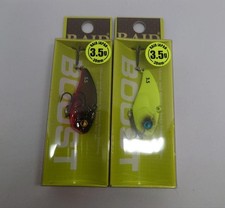 RAID JAPAN Level Vibe Boost 3.5g 2-Color Set Baitcasting Lures, Black Bass