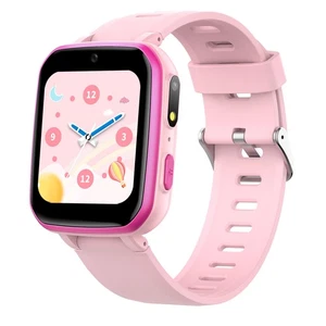 Pink Kids Smart Watch avec cadran personnalisé Jeux Pedometer Caméra Anniversaire TU