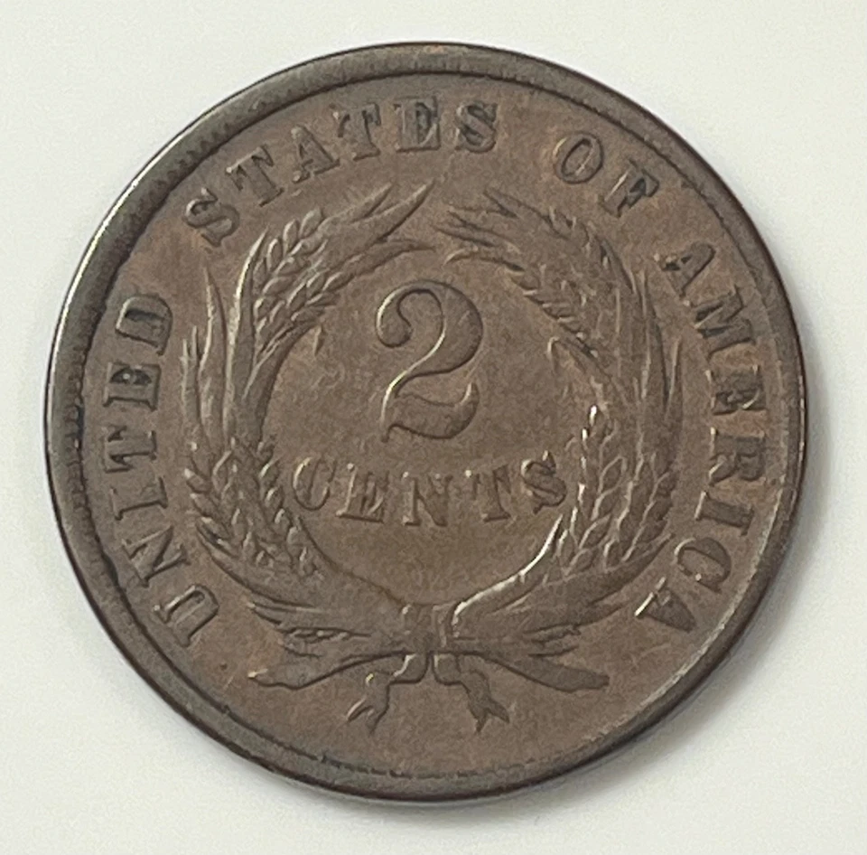 1866 Two Cent Shield *TWOC102 - Image 2 of 4