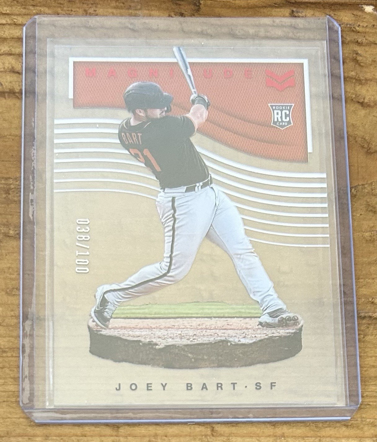 Joey Bart RC Rookie #38/100 Magnitude #43 2021 Panini