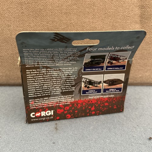 Corgi Die Cast Metal WWI 1914-1918 Centenary CS90614 Mark IV Male Tank BNIB - Picture 3 of 5