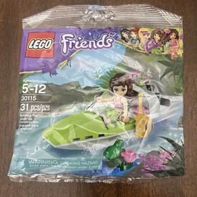 Lego Friends Lot Of 4 Polybags 30106 30202 30115 30396 Ice Cream Cart Drink