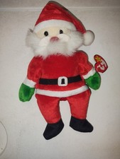 Ty Beanie Babies Collection Santa Plush Beanbag with Tag 1998