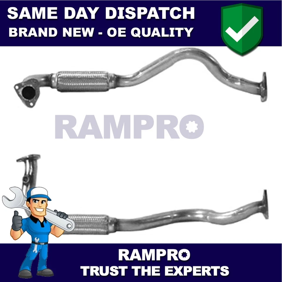 Tubo de escape + kit de montaje delantero Torq para Fiat Brava Bravo 1.2 46524757 Foto 2 de 4