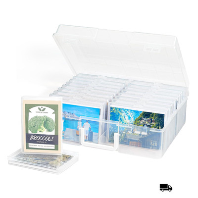 Lifewit Transparente Foto-Boxen 18 Stück 10,1 x 15