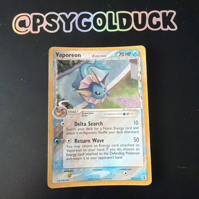 Vaporeon (Delta Species) 18/113 Delta Species Holo E4