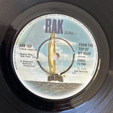 Errol Flynn - From The Top Of My Head (Hot Chocolate) VG Vinyl 7” RAK UK 1975