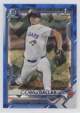 2021 Bowman Chrome Draft Sapphire Edition Chad Dallas #BDC-23 6ns