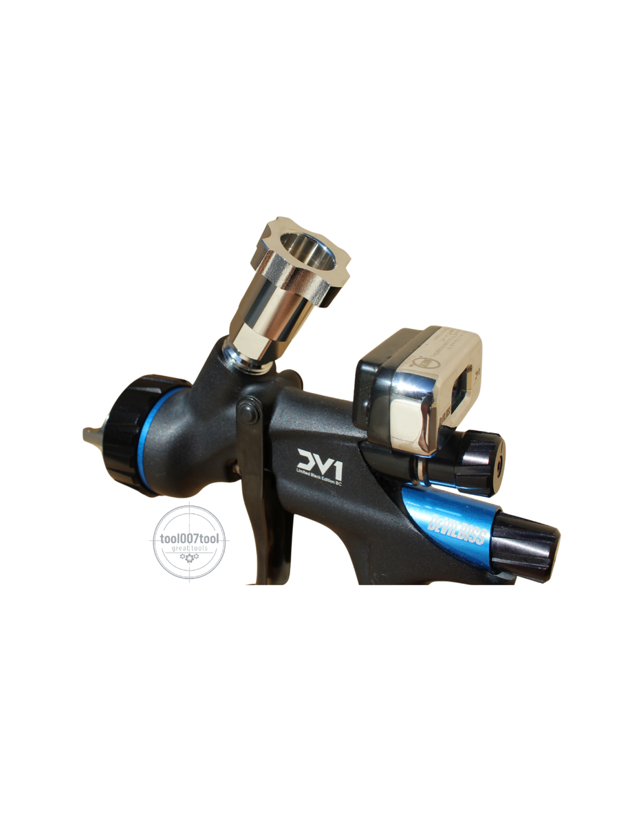 Devilbiss DV1 Limited Editon Gambler Gravity Spray Gun & Cup For Basecoats Dv1 C 000 13wrd B