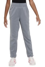 Nike Therma-Fit Fleece Pants for Boys, Gray, Size Medium, Regular-Fit Warm
