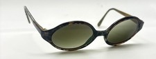 Vintage Ellen Tracy B120-747 Tortoise Oval Sunglasses W/ NEW LENSES Italy