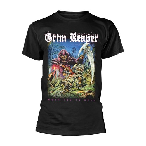 Spiral T-Shirt Unisex 'Steam Punk Reaper' – 100% Cotone, Stampa Frontale E Posteriore, Nero, Taglie Adulto