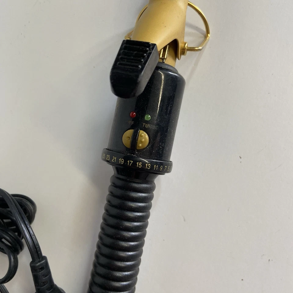 Палочка для завивки спиралью Conair — турбо регулируемая настройка тепла золотой ствол - Изображение 2 из 3