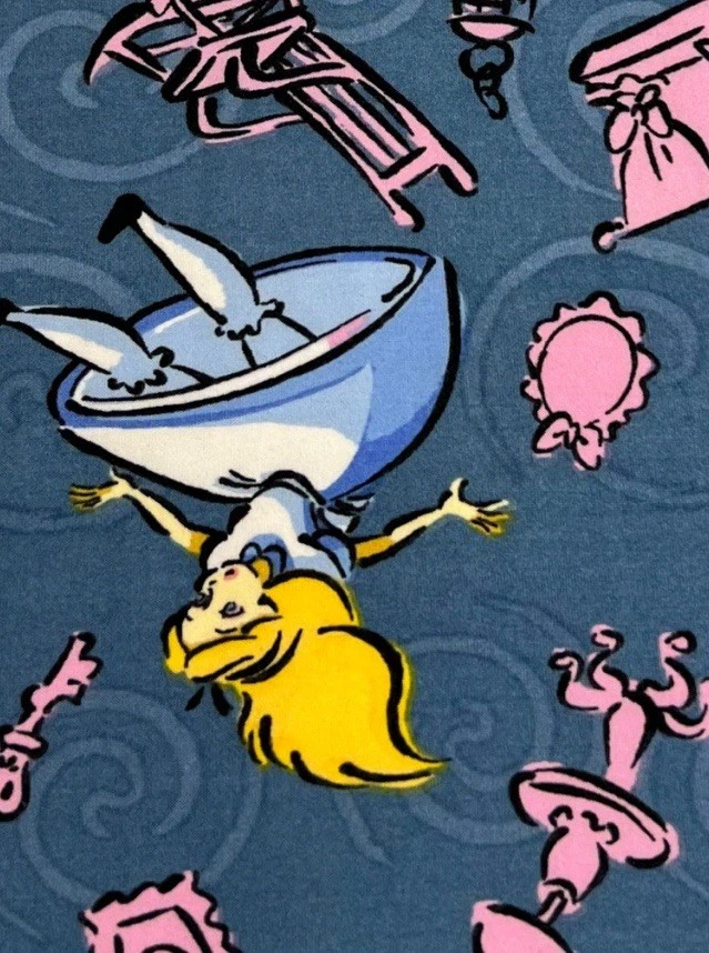 Leggings LuLaRoe DISNEY TC2 Alto Curvilíneo 2 ALICIA en el País de las Maravillas Cuento de Hadas Envío RÁPIDO Foto 3 de 4
