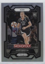 2024 Panini Prizm Monopoly WNBA Silver Prizm Kate Martin #40 Rookie RC 0s2
