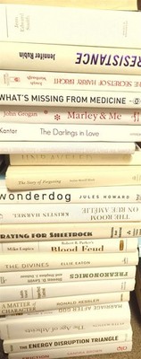 Random Lot of 10 WHITE Staging, Decor, Prop, Beautiful HC books-lettering varies