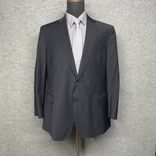 Brooks Brothers Explorer Fitzgerald Fit Men 46R Black Wool Stretch Blazer Jacket