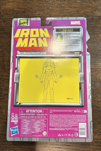 Marvel Legends Retro Iron Man Series Comics She Hulk 6" Figur Neu - Bild 2 von 2