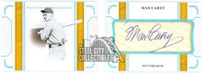 Max Carey 2019 Panini National Treasures Cut Signatures Booklet Auto Card 1/1