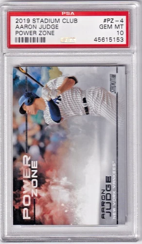 2019 Topps Stadium Club - Power Zone Aaron Judge #PZ-4 PSA 10 💎 (POP 1) 🔥