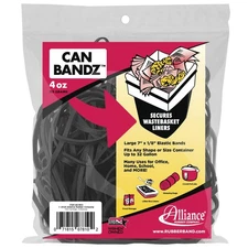 Alliance Rubber Company Inc. Can Bands 7-Inchx.12-Inch 50 Bands Black 07810, ...