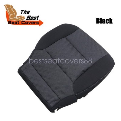 For 2014-2019 Chevrolet Silverado Z71 W/T Driver Bottom Cloth Seat Cover Black