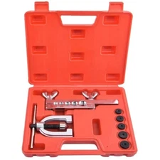 Double Flaring Copper Aluminum Soft Steel Brake Line & Brass Tubing Tool Kit