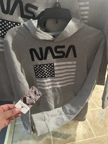 Boys' hoodies in sizes XS, S, and M in gray, $14 each - Picture 4 of 7